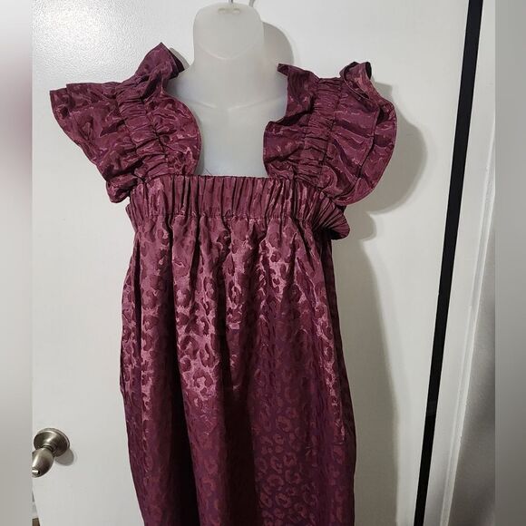 Inclán Studio Dress print leopard size M - Picture 3 of 11